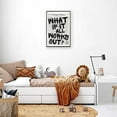 thumbnail image 5 of Retro Black And White Newspaper Poster What If It All Works Out Canvas Wall Art Positive Affirming Quote Minimalist Prints Painting For Home Bedroom Dorm Wall Decor Unframed, 5 of 5