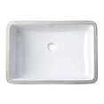 thumbnail image 5 of Miseno Mno2114ru Myers 22" X 16" Undermount Bathroom Sink - White, 5 of 5
