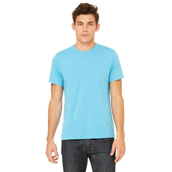 The Bella   Canvas Unisex Triblend Short Sleeve T-Shirt - AQUA TRIBLEND - XS