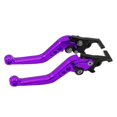 thumbnail image 1 of 1 Pair Motorcycle Motorbike Cnc Metal Adjustable Hand Lever Brake Handle Grip, 1 of 5
