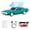GREEN, variant on WSTER WS-620 Retro Muscle Car Portable Bluetooth Speaker, 2*5W Heavy Bass Wireless Speaker, Bluetooth 5.4, TWS Pairing, FM Radio, TF/USB, Hands-Free Call,The perfect gift for family and friends