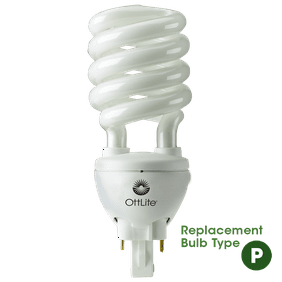 OttLite SB25-P-FFP 25Watt Replacement CFL Swirl Bulb, Type P