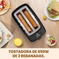 thumbnail image 3 of Tostadora 650w 2 Rebanadas 6 Niveles De Tostado Negra, 3 of 7