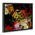 thumbnail image 3 of Stupell Industries Traditional Glam Emblem Flowers Black Floating Frame Canvas Art, 21 x 17, by Amelia Noyes, 3 of 8