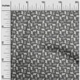 thumbnail image 2 of oneOone Velvet Gray Fabric Animal Craft Projects Decor Fabric Printed By The Yard 58 Inch Wide, 2 of 5