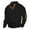 A-Black29, variant on XIAOCHA Men's Knitted Sweater Henley Collar Elbow Patches Sport Top Classic Casual Outdoor Workout Sweatshirts