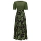 thumbnail image 3 of WILLBEST Vestidos de Verano para Mujer 2025, Vestido Largo Cruzado de Manga Corta con Estampado Floral, Vestido de Línea A con Volantes y Retazos 968 Extra Grande, 3 of 3