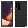 thumbnail image 2 of Kaleidio Case For Samsung Galaxy Note 20 Ultra 5G 6.9" [TUFF Armor] Impact Protective Hybrid [Shockproof] 3-Piece Dual Layer Rubber Cover [Black/Black], 2 of 6