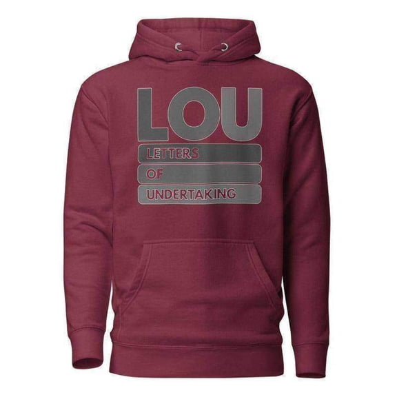L.O.U. Letter of Undertaking Pullover Hoodie