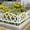 White, variant on Interlocking Hollowed-Out Lattice Pattern Garden Fence, Modern Decorative Landscape Border with Wood Grain Finish, for Flower Beds, Lawns & Pathways