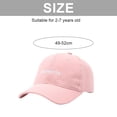 thumbnail image 2 of 49-52 cm circunferencia del sombrero gorras de béisbol ajustables de primavera y verano sombreros para el sol para niños y niñas sombreros de protección solar para niños, 2 of 5