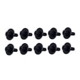 thumbnail image 2 of Advancent 10 piezas de tornillos de orejetas de tambor de percusión portátil de Metal, piezas de reparación de Hardware de montaje de repuesto Accesorios para instrumentos musicales Negro WC23, 2 of 6