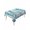 Blue, variant on Coastal Seahorse Blue Rectangle Tablecloth, Summer Beach Nautical Coral Starfish Waterproof & StainResistant Tablecloth, Washable Oil-proof Table Cover for Dining/Party/Wedding/Buffet 54x108 In