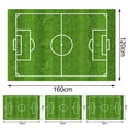 thumbnail image 4 of Football Carpet Interesting Sports Scene Design Anti-slip Printing Machine Washable Noise Reduction Playing Football Rectangle Artificial Turf Soccer Field Thickened Rug for Living Room, 4 of 11
