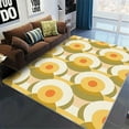 thumbnail image 2 of 6'x9' carpet carpet small arrel speckled wool-blend area rug coastal area rug floral area rug, 2 of 7