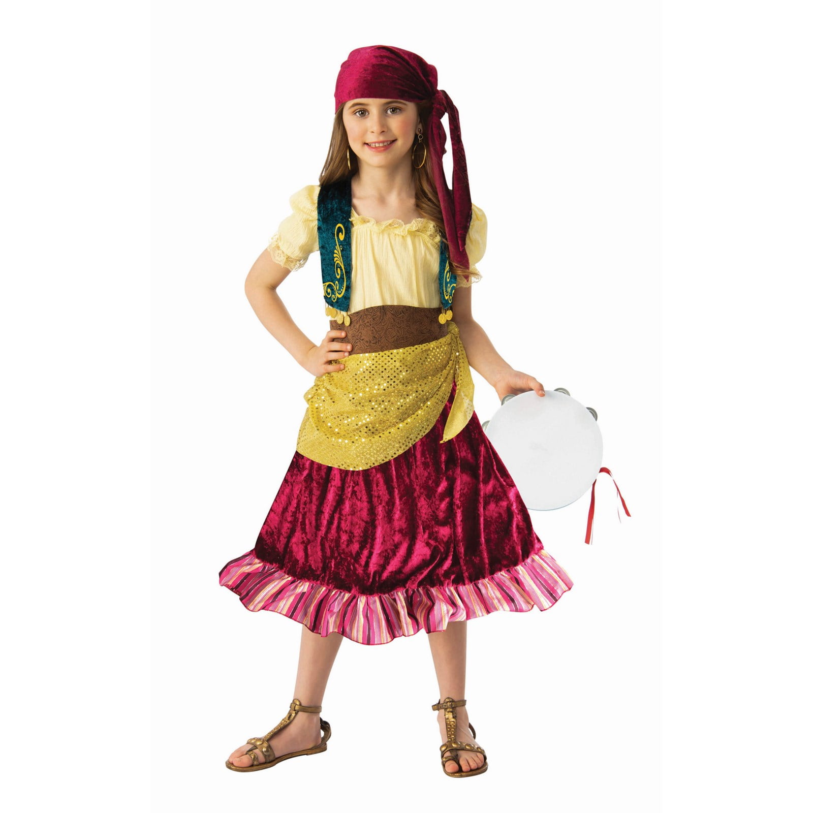 Girls Gypsy Costume - Walmart.com