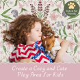 thumbnail image 5 of FULIE Rugs 5'x8'Soft Boho Rug Foldable Carpet Non-Slip Rug for Living Room,Pink, 5 of 7