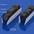 thumbnail image 6 of Beboncool PS5 Controller Charger, Dual Charging Dock for PS5 DualSense Controllers, Mecha-Style Design, LED Indicator, Compact Desktop Accessory, 6 of 10