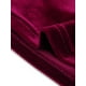thumbnail image 5 of Blusa de terciopelo Allegra K con cuello En V y manga 3/4 Mujer Borgoña M, 5 of 5