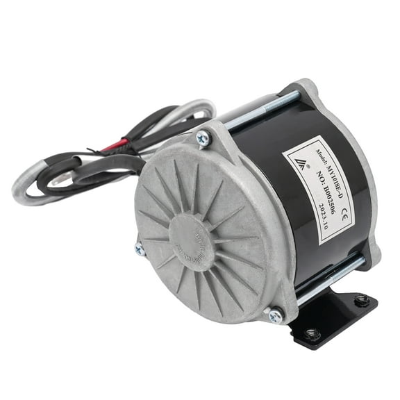 Wildnix Electric Scooter Motor, 500W Brushed DC Motor, 1700rpm Speed, High Torque, Adjustable Clockwise/Counterclockwise Rotation, Durable Iron, Copper, Aluminum Construction
