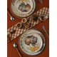thumbnail image 4 of Juego de 4 platos de cena de 11 pulgadas, temporada de bendiciones, para pasta, ensalada, plato principal, aptos para microondas y lavavajillas, 4 of 6