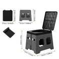 thumbnail image 3 of Cadorn Portable Camping Toilet for Adults - Waterproof Folding Potty with Lid for Travel, Car, Outdoor Trips, 3 of 6