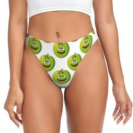 Sigee Happy Fruit for Women s G-String Panty  Low Rise  Soft Lace Perfect for Everyday Wear or Special Occasions-X-Large