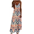 thumbnail image 3 of Elvqul Womens Dress Summer Pullover Long Dress Sleeveless V-Neck Bohemian 2026 Multicolor Cami Dresses for Women Beach, 3 of 5