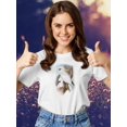thumbnail image 2 of Pastel Parrots V T-Shirt Women -John Gould Designs, Female x-Large, 2 of 4