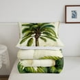 thumbnail image 5 of Erosebridal Tropical Leaves Bedding Sets Full With Comforter,Botanical Theme Duvet Insert,Plants Decor,Reversible,Lightweight,3 Pieces, 5 of 8