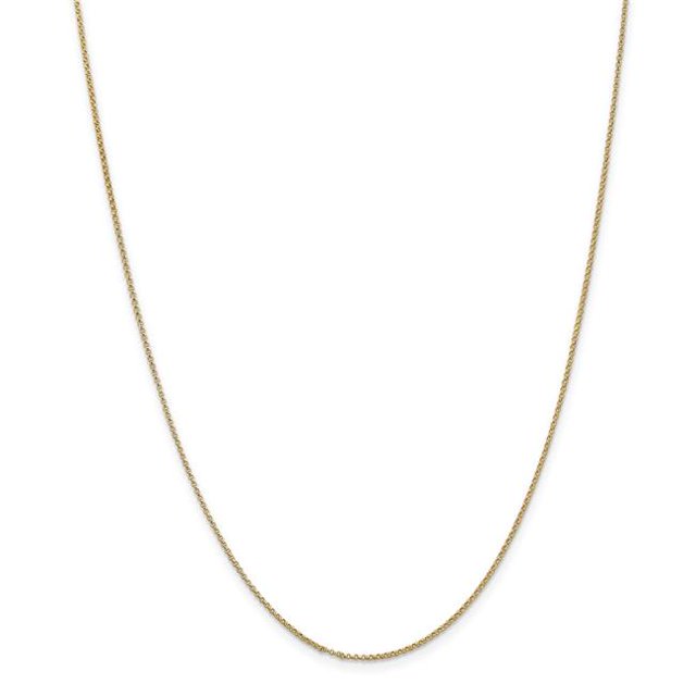 1.15 mm x 18 in. 14K Yellow Gold Rolo Pendant Chain