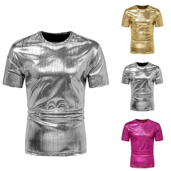 Xihbxyly Mens Casual Tops Lightweight Athletic T-Shirts Crew Neck Short Sleeve Athletic Active Tops Casual Tops Solid Regular Fit Mens Dress Shirts Stylish for Men