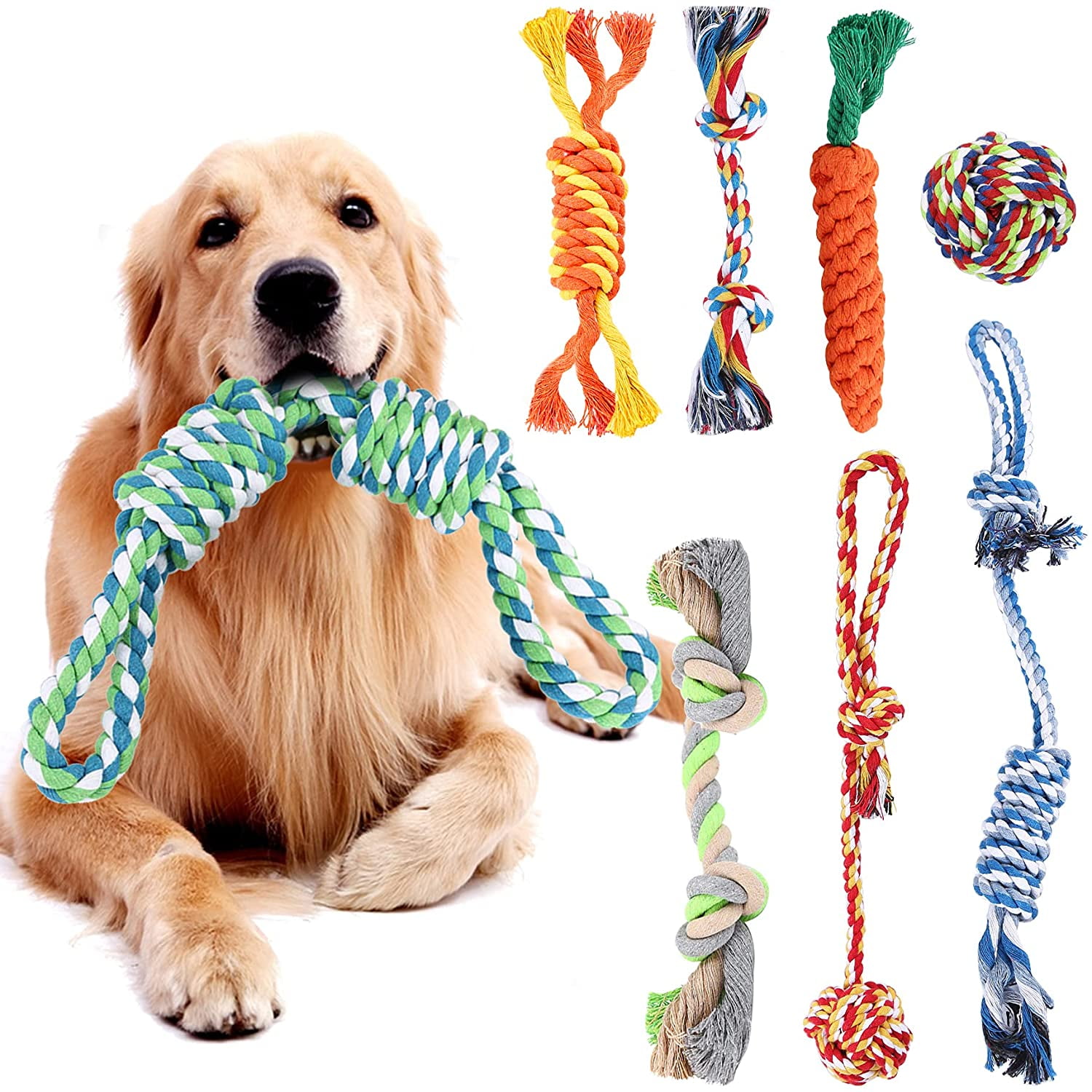 Voovpet Dog Toys for Small Dogs Rope Toys for Dogs Chew Toy Cute