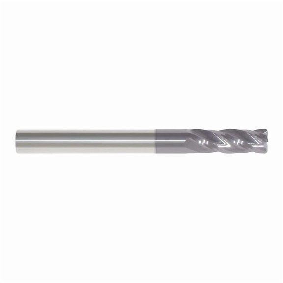 Manufacturer Varies Carbide End Mill, 1/4In, 4FL, Single, 2-1/2 206-602560