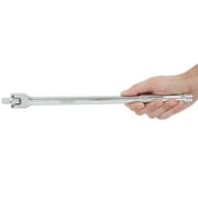 Hyper Tough 15-inch 1/2-Inch Rust Resistant Breaker Bar with Rotating Head