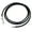 16 in, variant on 2mm Black Rope Leather Cord Chain Necklace Stainless Steel Clasp 16-30inch