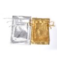 thumbnail image 3 of OUNONA 24pcs Drawstring Pouch Linen Silver for Wedding Supplies Romantic Design, 3 of 8