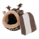 thumbnail image 4 of Bonita jaula para hámster para mascotas, hamaca, nido, diseño de animales, casa de hámster de felpa cálida Ehuebsd Para estrenar, 4 of 6
