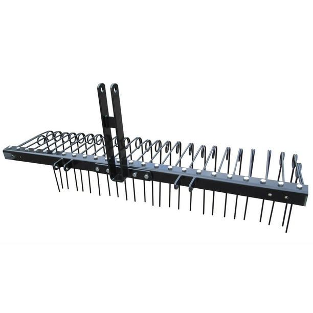 Field Tuff 60in Pine Straw Rake w/ Coil Spring Tines & 3 Point Hitch ...