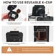 thumbnail image 4 of Cápsulas de Filtro de Café Reutilizables ANGGREK Plástico Resistente Eficaz Para Cafetera de Doble Preparación, 4 of 7