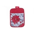 thumbnail image 1 of Porte-Pot De Noël Avec Poinsettia Rouge De Poche - Ensemble De 4, 1 of 2