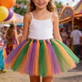 thumbnail image 2 of JAJAHO Girl Tutu Skirt Rainbow Tulle Skirts For Little Girls Fluffy Ballet Dress Up For Party Halloween 2-8 Years, 2 of 4