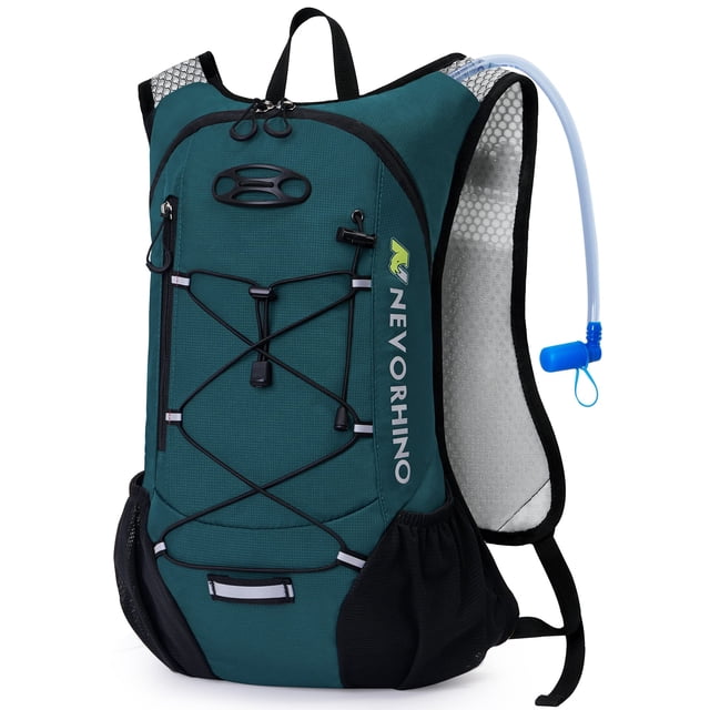 Mochila de hidratación N NEVO RHINO ligera de 12 litros con bolsa de 2 litros