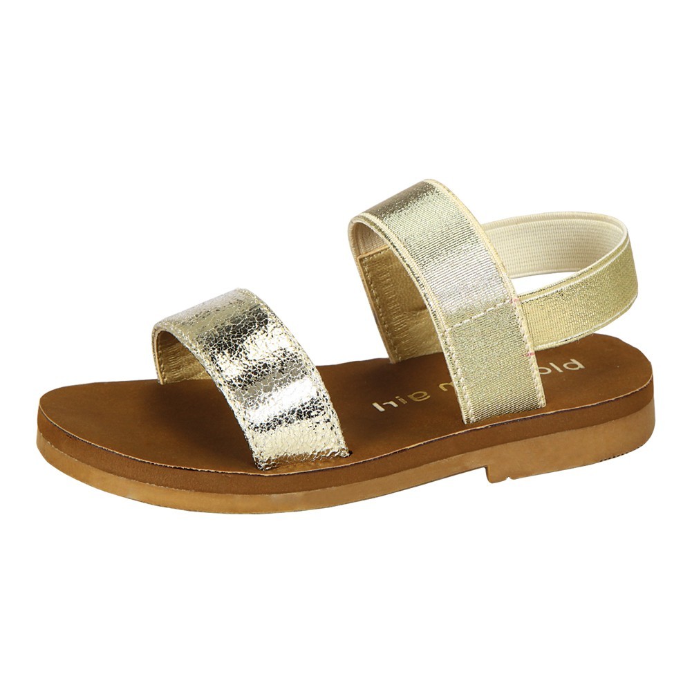 little girl gold sandals