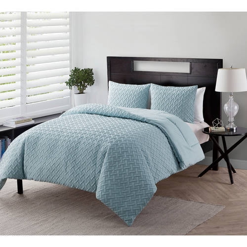 VCNY Home Nina Geometric Embossed Bedding Comforter Set, Shams Included ...