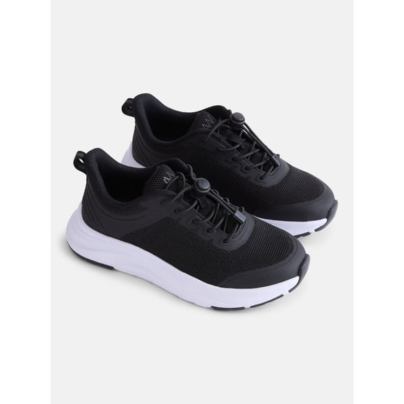 Athletic Works Little and Big Boys Bungee Knit Jogger Sneakers