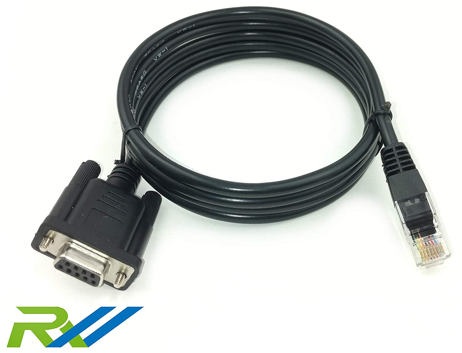 RoutersWholesale Aruba X2C2 RJ45 to DB9 Console Cable Part JL448A
