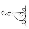 thumbnail image 2 of PENGXIANG 3x Metal Hook Bracket Outdoor Patio Fence Flowerpot Hanger Holder, 2 of 9