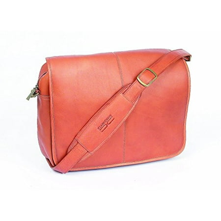 Claire Chase Luxury Leather Laptop Messenger Bag, Computer Briefcase in (Best Im Messenger For Android)