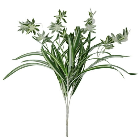 

Artificial Hanging Plant Flower Wall Ceiling Hanging Floral Decor Plastic Silk Cloth Fake Plant Light Color